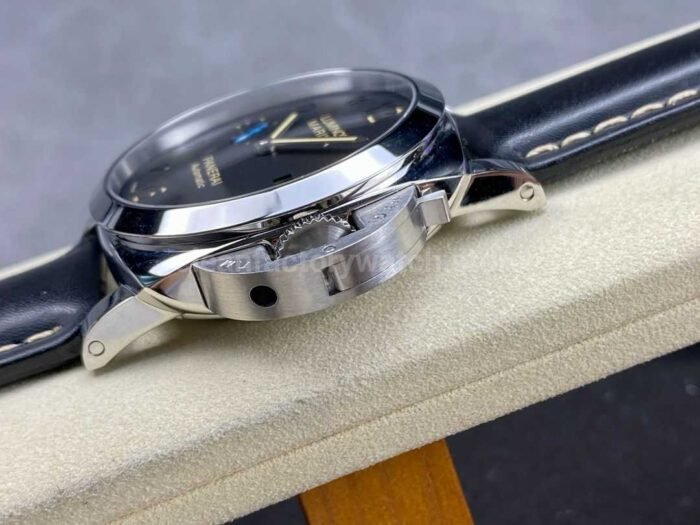 TTF Factory Panerai Luminor Marina 1950 3 Days Automatic PAM01359 Steel Leather Strap Arabic Numerals Black Dial - Image 6