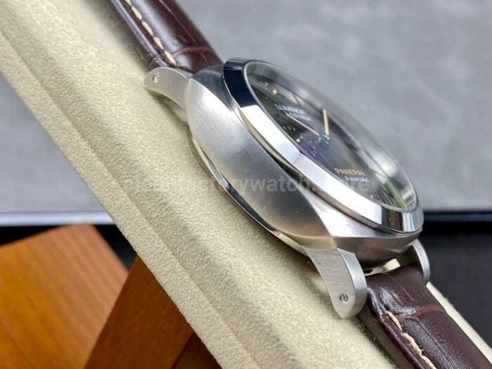 TTF Factory Panerai Luminor Marina PAM01116 Steel Leather Strap Arabic Numerals Olive Green Dial - Image 5
