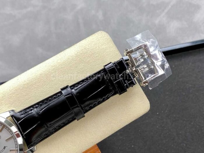 TUR Factory Vacheron Constantin Tourbillon Traditionnelle 89000/000P-9843 42mm Steel Leather Strap White Dial - Image 8