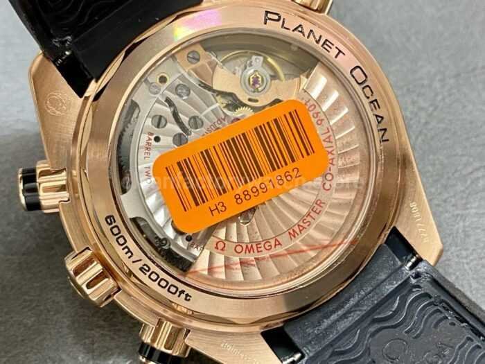 TW Factory Omega Seamaster Planet Ocean Chronograph 215.63.46.51.01.001 44.25mm Rose Gold Leat Super Clone Watch,Clean Factory Watch
