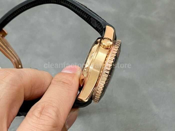 TW Factory Omega Seamaster Planet Ocean Chronograph 215.63.46.51.01.001 44.25mm Rose Gold Leat 8 Super Clone Watch,Clean Factory Watch
