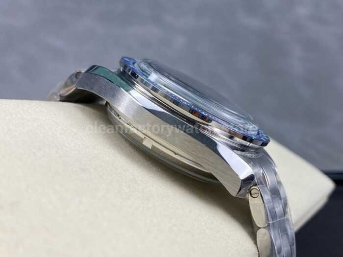 TW Factory Omega Speedmaster Moonphase 304.33.44.52.03.001 44.25mm Full Steel Blue Dial 3 Super Clone Watch,Clean Factory Watch