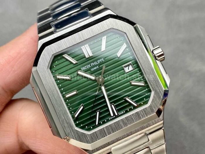 TW Factory Patek Philippe Cubitus 5821/1A 45mm Full Steel Green Dial - Image 2