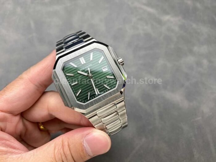 TW Factory Patek Philippe Cubitus 5821/1A 45mm Full Steel Green Dial - Image 4
