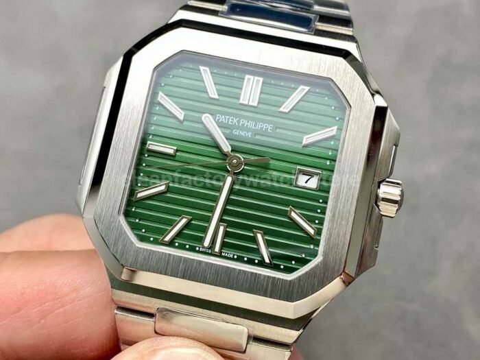 TW Factory Patek Philippe Cubitus 5821/1A 45mm Full Steel Green Dial - Image 3