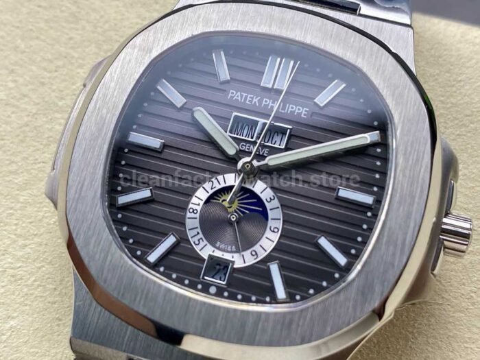 TW Factory Patek Philippe Nautilus 5726/1A-001 40mm Full Steel Grey Dial - Image 3