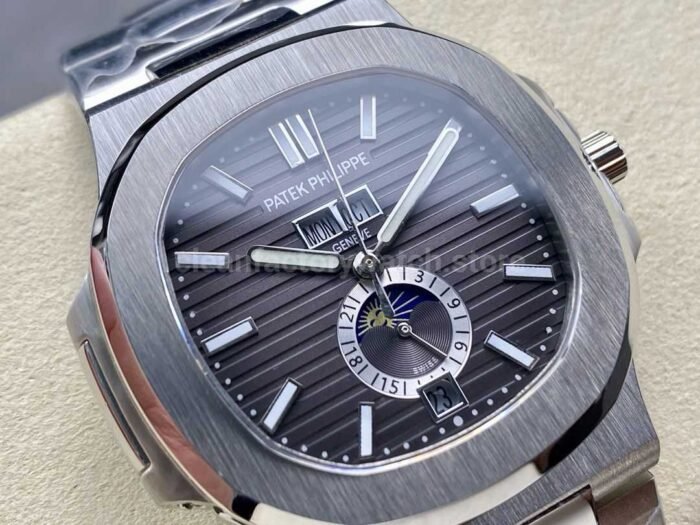 TW Factory Patek Philippe Nautilus 5726/1A-001 40mm Full Steel Grey Dial - Image 2