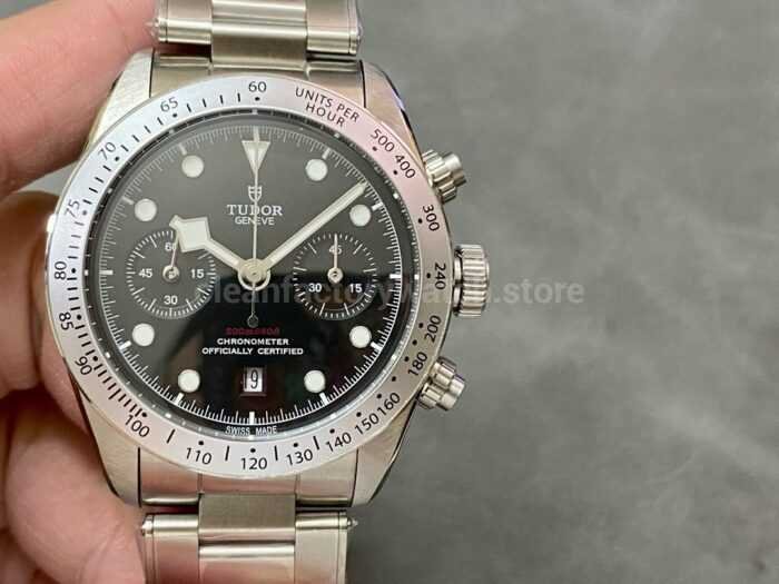 TW Factory Tudor Black Bay Chrono 79350 41mm Full Steel Black Dial 1 Super Clone Watch,Clean Factory Watch