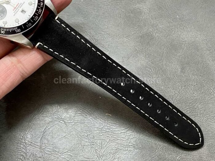 TW Factory Tudor Black Bay Chrono M79360N-0006 41mm Steel Leather Strap White Dial - Image 9