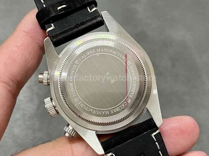 TW Factory Tudor Black Bay Chrono M79360N-0006 41mm Steel Leather Strap White Dial - Image 7