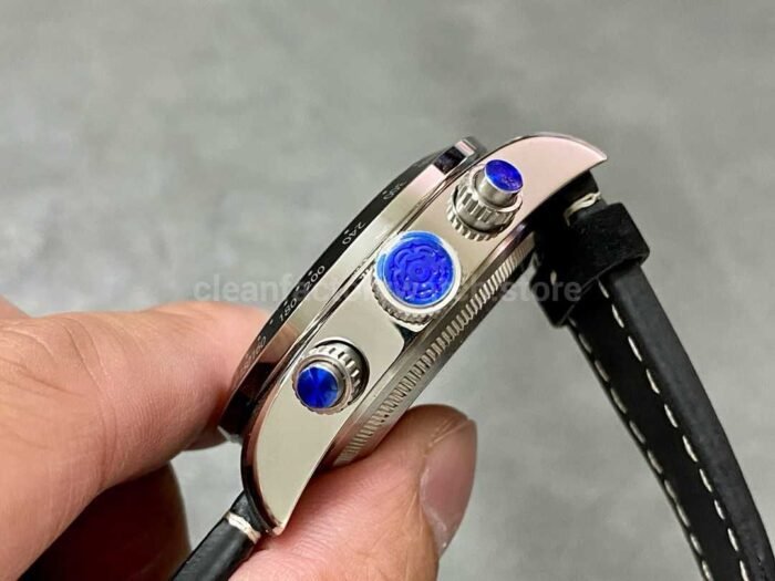 TW Factory Tudor Black Bay Chrono M79360N-0006 41mm Steel Leather Strap White Dial - Image 6