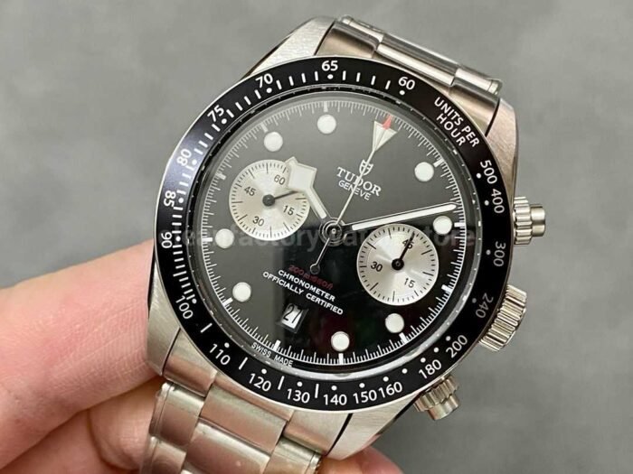 TW Factory Tudor Panda Black Bay Chrono 79360N-0001 41mm Full Steel Black Dial - Image 3