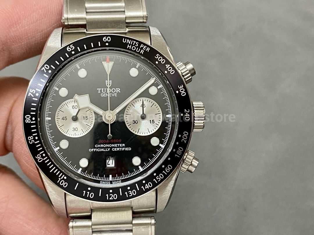 TW Factory Tudor Panda Black Bay Chrono 79360N-0001 41mm Full Steel Black Dial