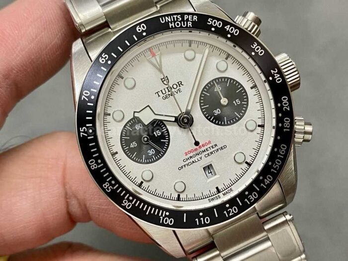 TW Factory Tudor Panda Black Bay Chrono 79360N-0002 41mm Full Steel White Dial - Image 2
