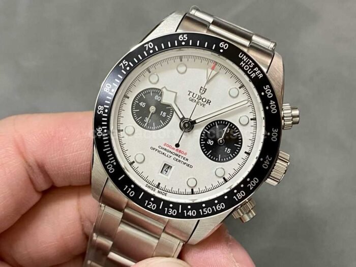 TW Factory Tudor Panda Black Bay Chrono 79360N-0002 41mm Full Steel White Dial - Image 3