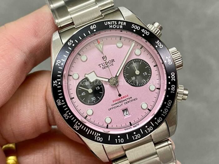 TW Factory Tudor Panda Black Bay Chrono 79360N-019 41mm Full Steel Pink Dial - Image 2
