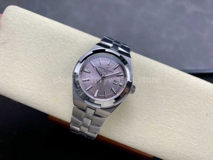 TW Factory Vacheron Constantin women's model 4605V/200A-B971 35mm Full Steel Pink Dial - Image 4