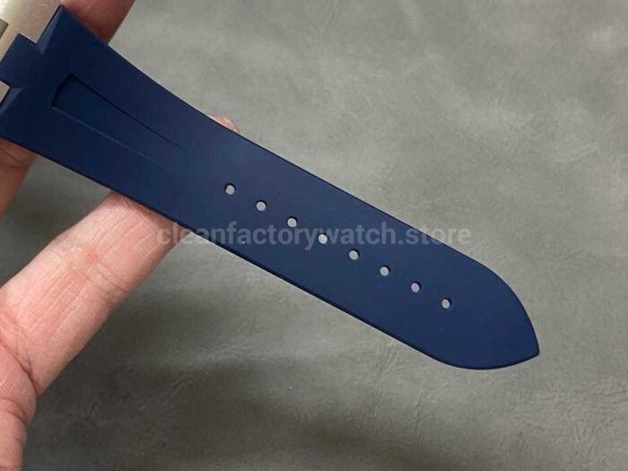 TWA Factory Vacheron Constantin Overseas Dual Time 47450/000A-9039 42mm Steel Rubber Strap Blue Dial - Image 9