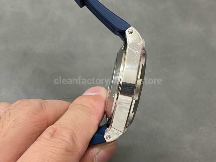 TWA Factory Vacheron Constantin Overseas Dual Time 47450/000A-9039 42mm Steel Rubber Strap Blue Dial - Image 5