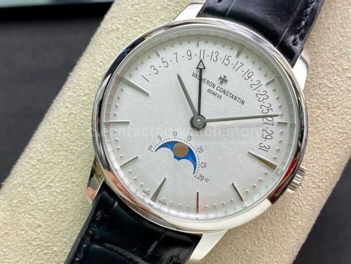 TWS Factory Vacheron Constantin Retrograde Calendar 4010U000G B330 42.5mm Steel Leather Super Clone Watch,Clean Factory Watch