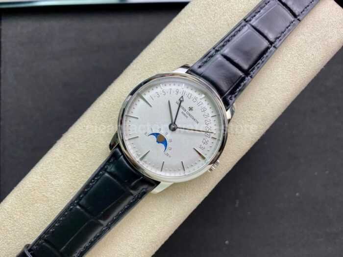 TWS Factory Vacheron Constantin Retrograde Calendar 4010U000G B330 42.5mm Steel Leather 10 Super Clone Watch,Clean Factory Watch