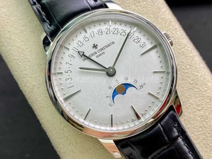 TWS Factory Vacheron Constantin Retrograde Calendar 4010U000G B330 42.5mm Steel Leather 4 Super Clone Watch,Clean Factory Watch