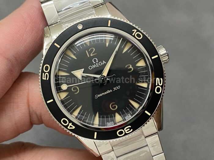 VS Factory Omega Seamaster 300co Axial Master Chronometer 41mm Full Steel Black Dial 1 Super Clone Watch,Clean Factory Watch