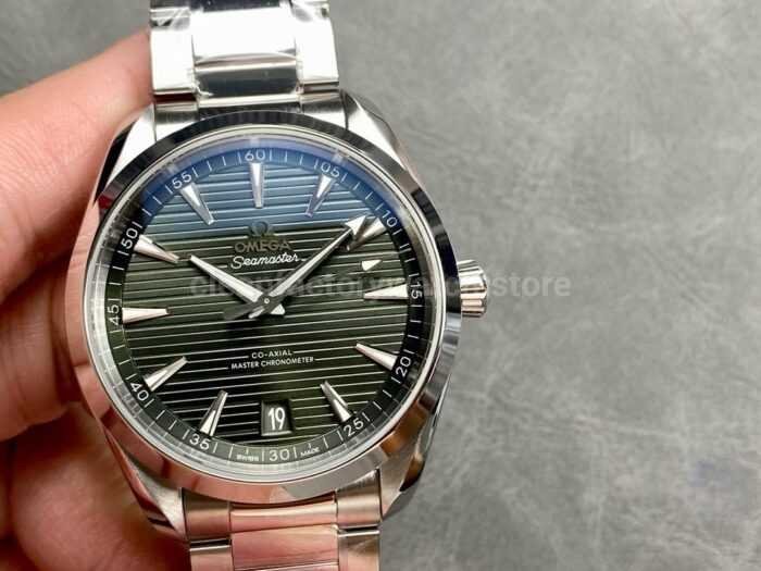 VS Factory Omega Seamaster Aqua Terra 220.10.41.21.01.001 41mm Full Steel Olive Green Dial 5 Super Clone Watch,Clean Factory Watch