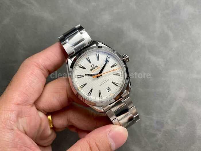 VS Factory Omega Seamaster Aqua Terra 220.10.41.21.02.001 41mm Full Steel Silver Dial 2 Super Clone Watch,Clean Factory Watch