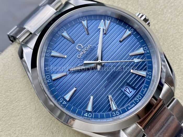 VS Factory Omega Seamaster Aqua Terra 220.10.41.21.03.005 41mm Full Steel Blue Dial 7 Super Clone Watch,Clean Factory Watch