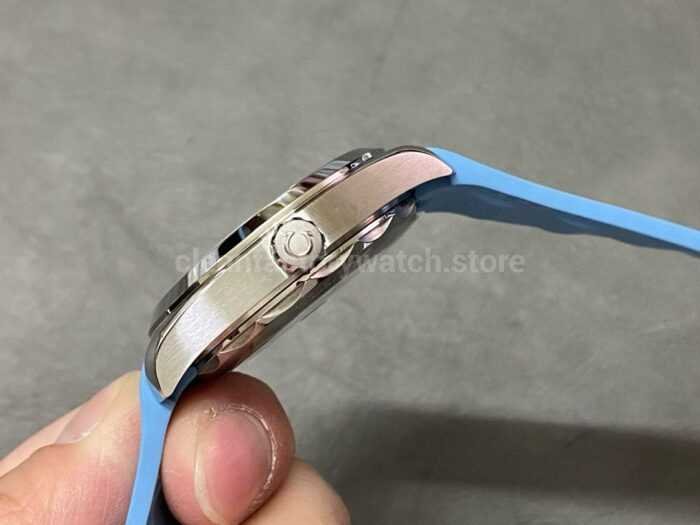 VS Factory Omega Seamaster Aqua Terra 220.12.41.21.03.008 41mm Steel Rubber Strap Blue Dial 7 Super Clone Watch,Clean Factory Watch