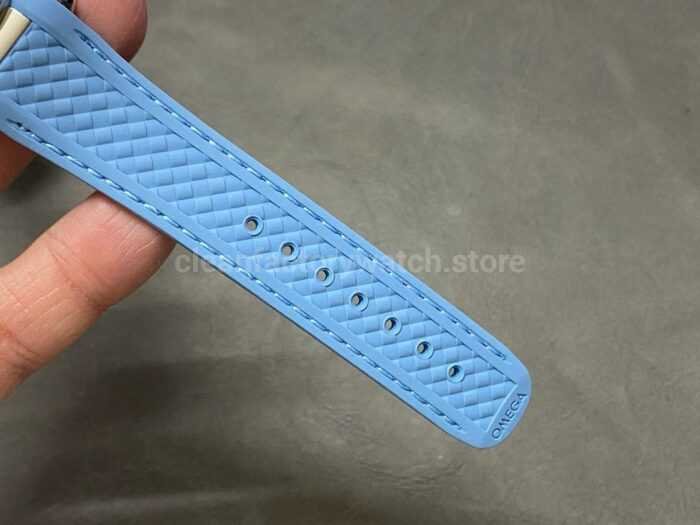 VS Factory Omega Seamaster Aqua Terra 220.12.41.21.03.008 41mm Steel Rubber Strap Blue Dial 9 Super Clone Watch,Clean Factory Watch