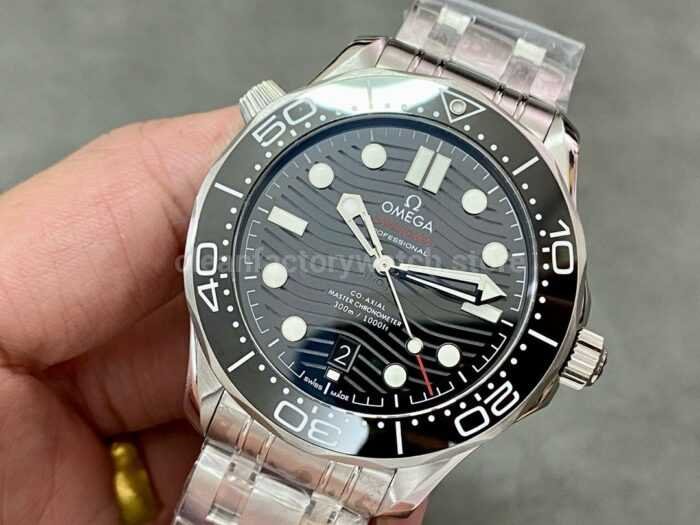 VS Factory Omega Seamaster Diver 300 M 210.30.42.20.01.001 42mm Full Steel Black Dial 2 Super Clone Watch,Clean Factory Watch