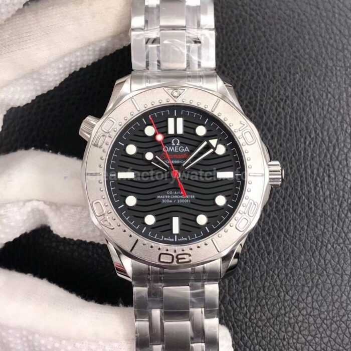VS Factory Omega Seamaster Diver 300 M 210.30.42.20.01.002 42mm Full Steel Black Dial 6 Super Clone Watch,Clean Factory Watch