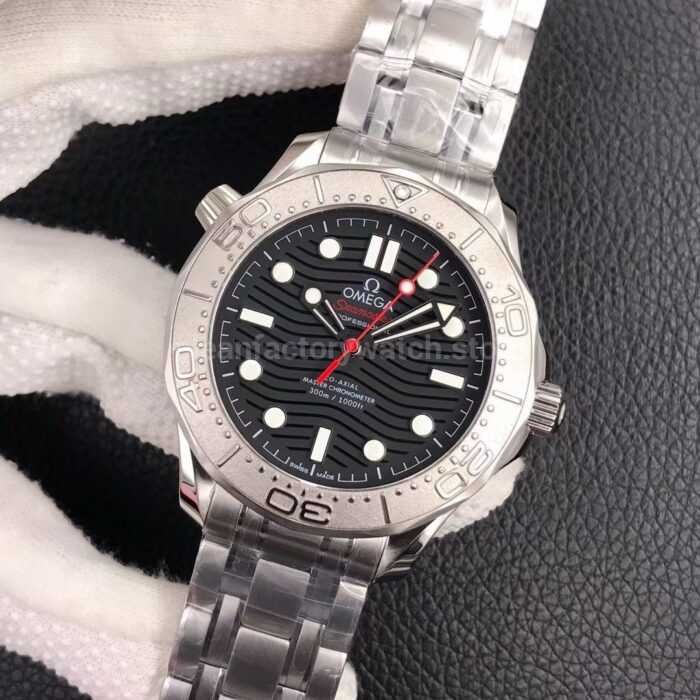 VS Factory Omega Seamaster Diver 300 M 210.30.42.20.01.002 42mm Full Steel Black Dial 9 Super Clone Watch,Clean Factory Watch