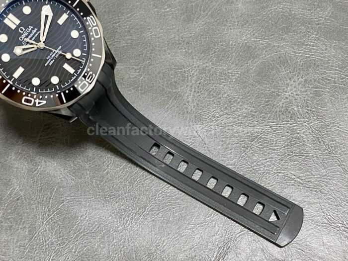 VS Factory Omega Seamaster Diver 300 M 210.92.44.20.01.001 43.5mm Ceramic Rubber Strap Black Dial 4 Super Clone Watch,Clean Factory Watch