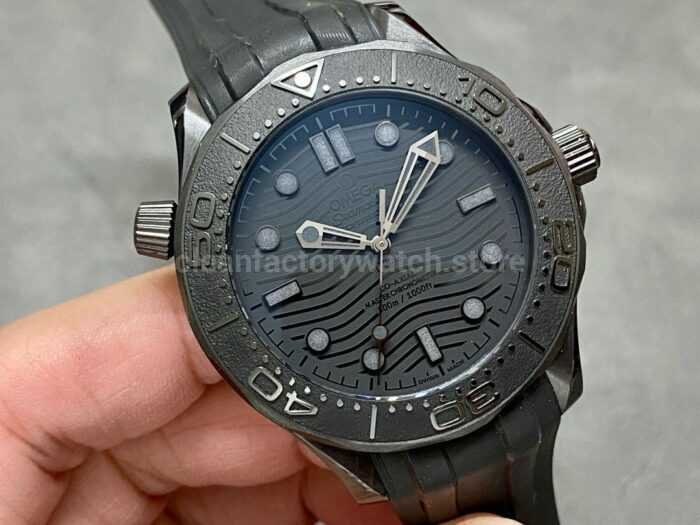 VS Factory Omega Seamaster Diver 300 M 210.92.44.20.01.003 43.5mm Ceramic Rubber Strap Black Dial 6 Super Clone Watch,Clean Factory Watch