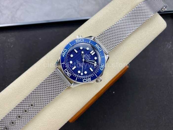VS Factory Omega Seamaster Diver 300M 210.30.42.20.03.002 42mm Full Steel Strap Blue Dial 3 Super Clone Watch,Clean Factory Watch