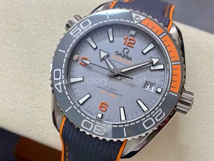 VS Factory Omega Seamaster Planet Ocean 215.92.44.21.99.001 43.5mm Full Steel Arabic Numerals Grey Dial Super Clone Watch,Clean Factory Watch