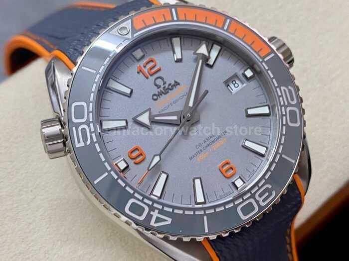 VS Factory Omega Seamaster Planet Ocean 215.92.44.21.99.001 43.5mm Full Steel Arabic Numerals Grey Dial 6 Super Clone Watch,Clean Factory Watch