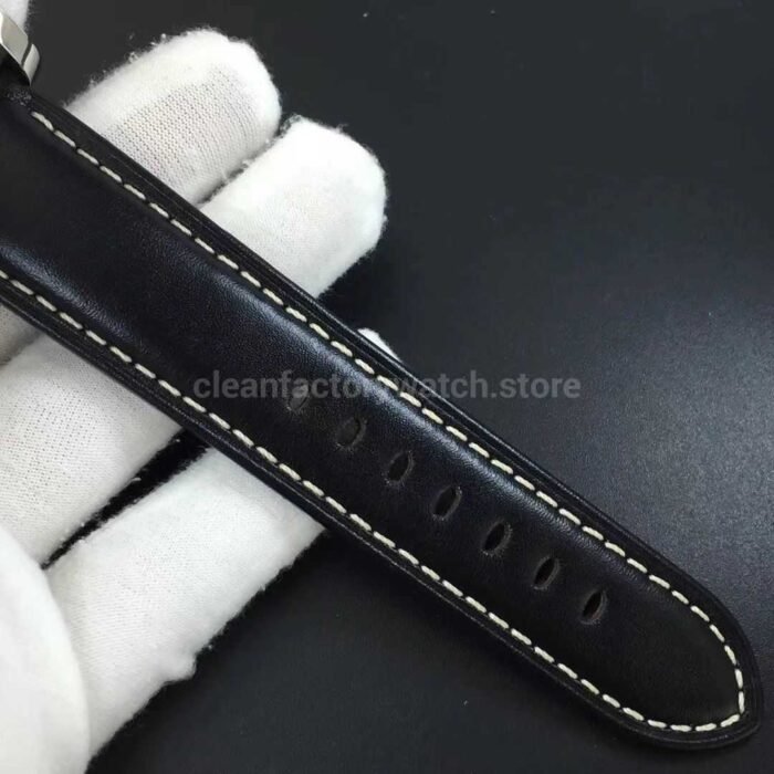 VS Factory Panerai Luminor 1950 3 Days Fu PAM00498  44mm Steel Leather Strap Black Dial - Image 9