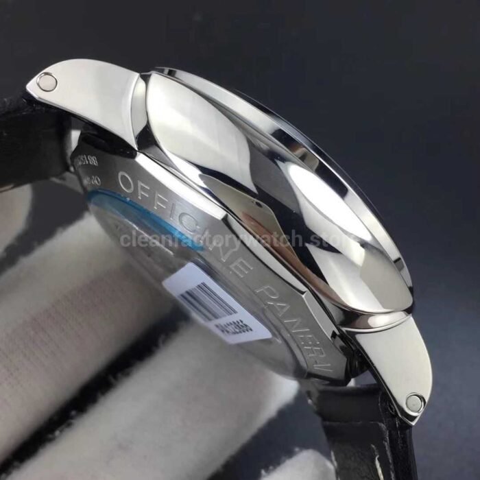 VS Factory Panerai Luminor 1950 3 Days Fu PAM00498  44mm Steel Leather Strap Black Dial - Image 5