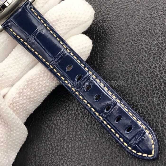 VS Factory Panerai Luminor Due PAM00927 42mm Titanium Leather Strap Blue Dial 7 Super Clone Watch,Clean Factory Watch