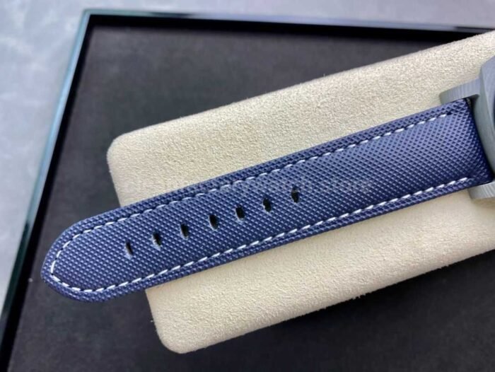 VS Factory Panerai Luminor Marina Pam01663  44mm Carbon Fiber Canvas Strap Blue Dial - Image 9