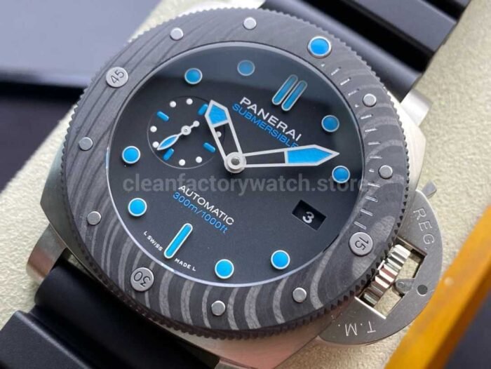 VS Factory Panerai Luminor Submersible BMG-Tech PAM 00799 47mm Titanium Rubber Strap Black Dial - Image 3