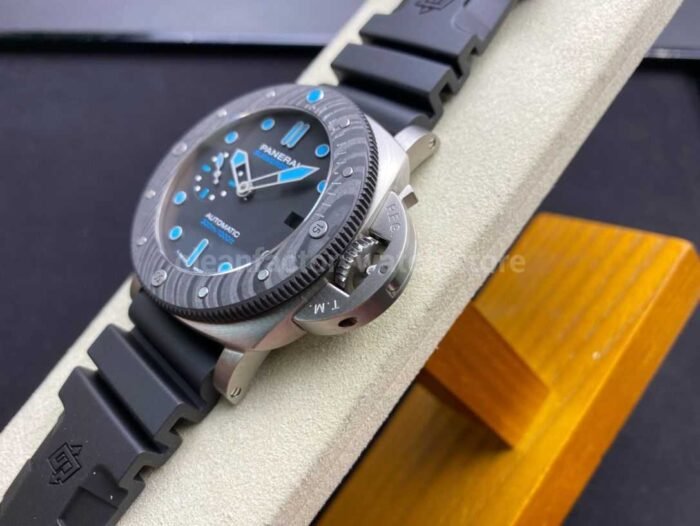 VS Factory Panerai Luminor Submersible BMG-Tech PAM 00799 47mm Titanium Rubber Strap Black Dial - Image 4