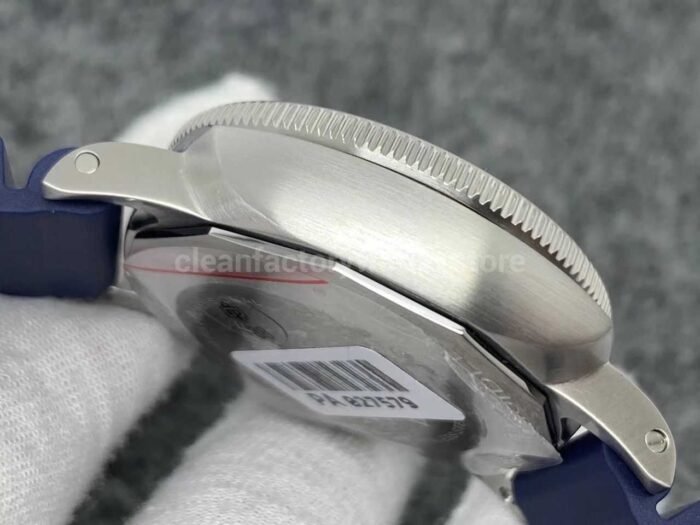 VS Factory Panerai Luminor Submersible PAM00959  42mm Steel Blue Rubber Strap Grey Dial - Image 5