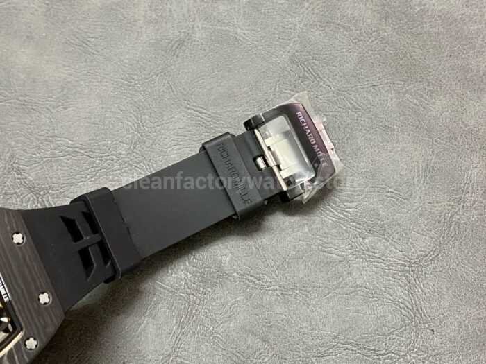 YS Factory Richard Mille Darth Vader Watch RM47 43mm Carbon Fiber Rubber Strap Skeletonized Dial 2 Super Clone Watch,Clean Factory Watch