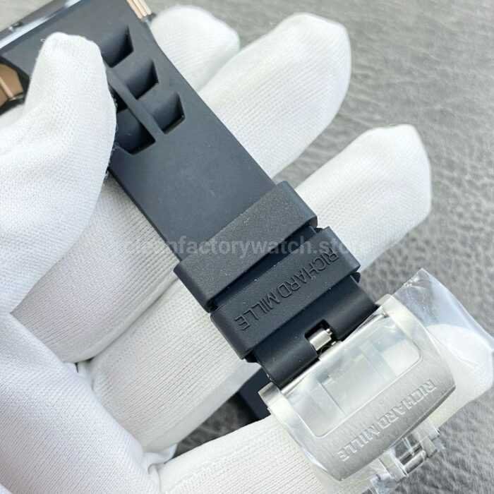 YS Factory Richard Mille Darth Vader Watch RM47 43mm Ceramic Rubber Strap Skeletonized Dial 7 Super Clone Watch,Clean Factory Watch