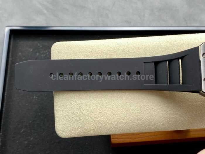 YS Factory Richard Mille RM001 43mm Titanium Rubber Strap Skeletonized Dial 8 Super Clone Watch,Clean Factory Watch